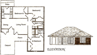 Three Bedroom / Two Bath - 1,505 Sq. Ft.*